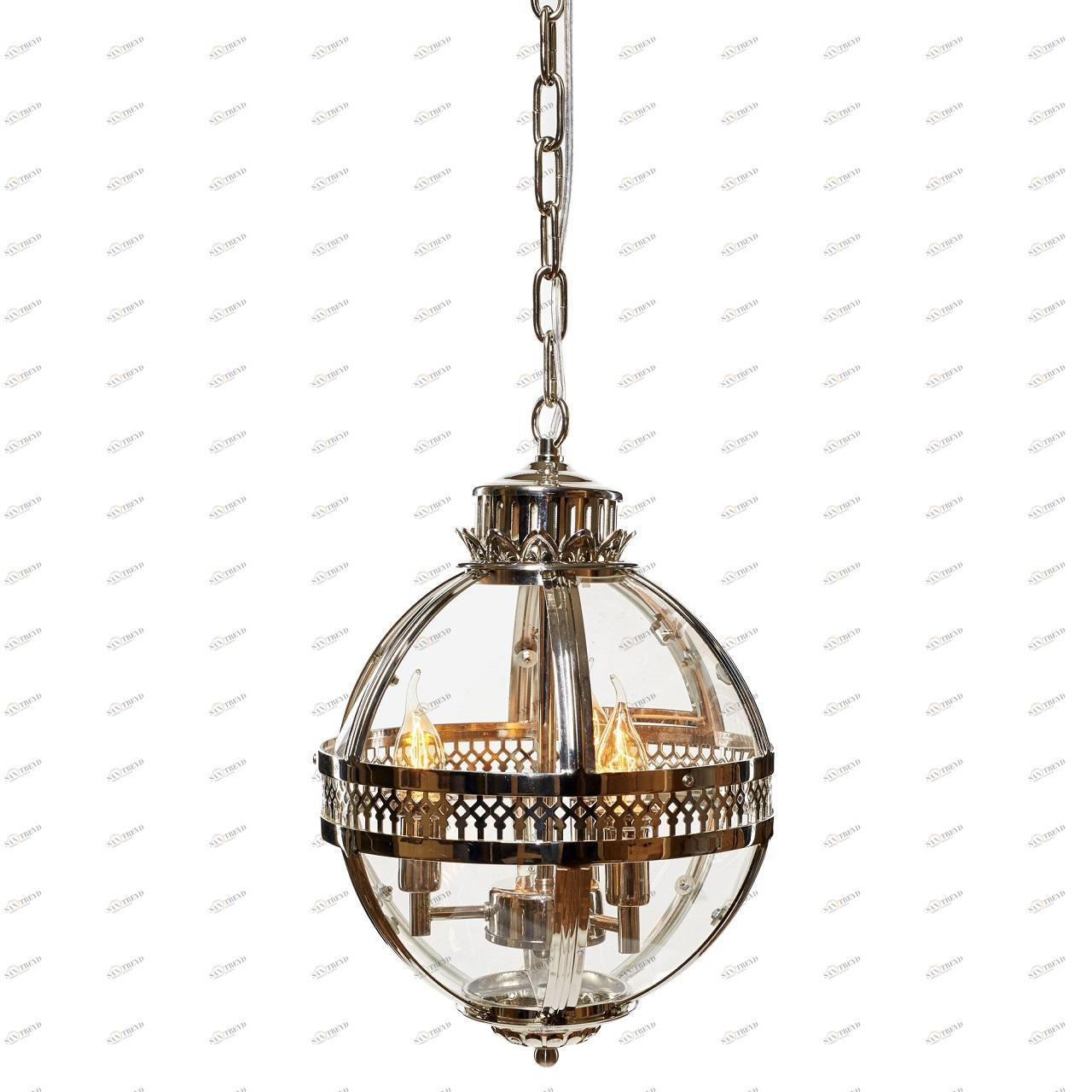 Подвесная люстра Loft IT Loft3043-Ch LOFT IT ДИЗАЙНЕРСКИЕ, LOFT3043, ШАР 075244 Хром 