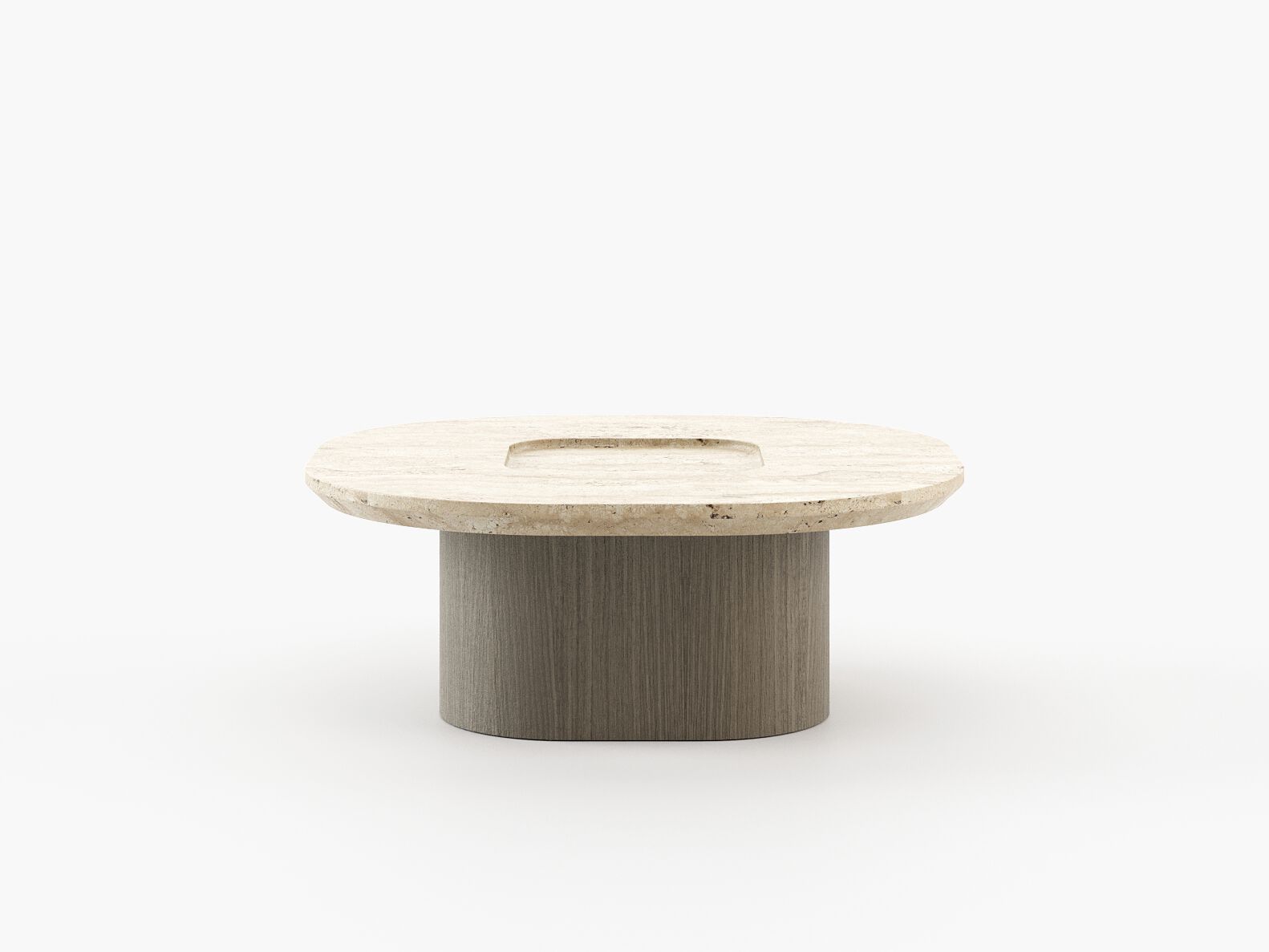 Квадратный журнальный столик из травертина Laskasas Essence ARCH-00063624 - Вид №8