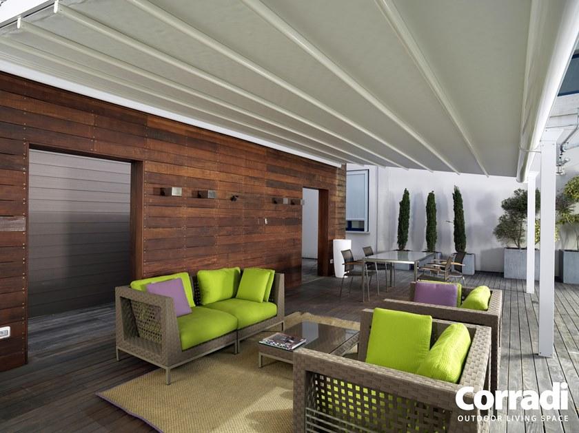 Corradi Пергола из стали с раздвижной крышкой Pergotenda® sun-id-1378208 - Вид №1