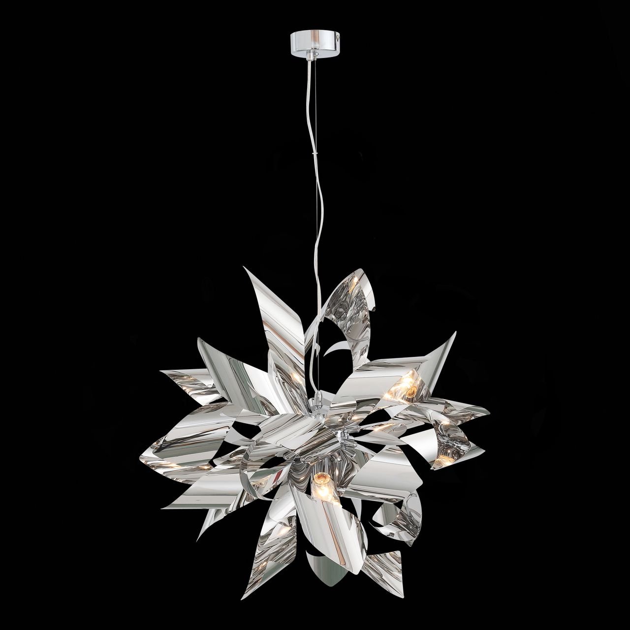 Дизайнерская подвесная люстра ST Luce Spiraglio SL453.103.06 хром ST LUCE ДИЗАЙНЕРСКИЕ 108703 Хром  - Вид №2