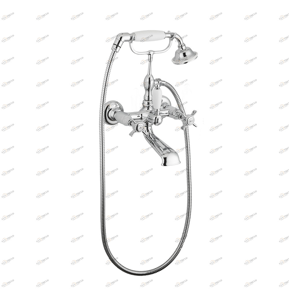 Открытая ванна с автоматическим переключателем, ручным душем и гибкой 150 см. DAYTIME NEWFORM Италия 69040C