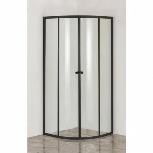 Orange E01-090TB/G Душевой уголок без поддона 90х90х190 черный Хром