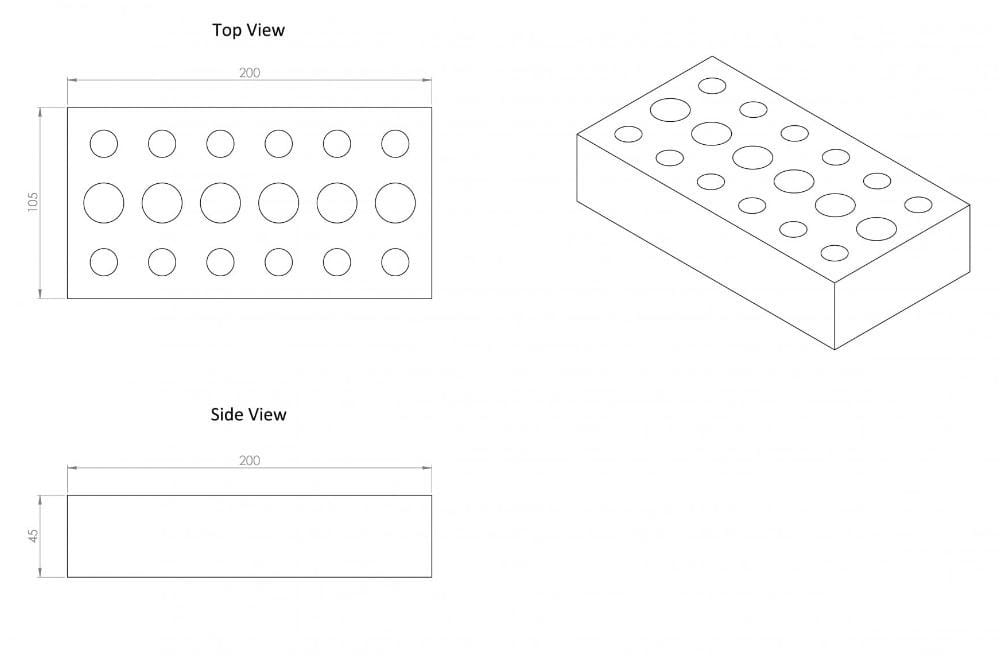 Держатель для макияжа из грецкого ореха LUSSO Designo ARCH-00035155 - Вид №2