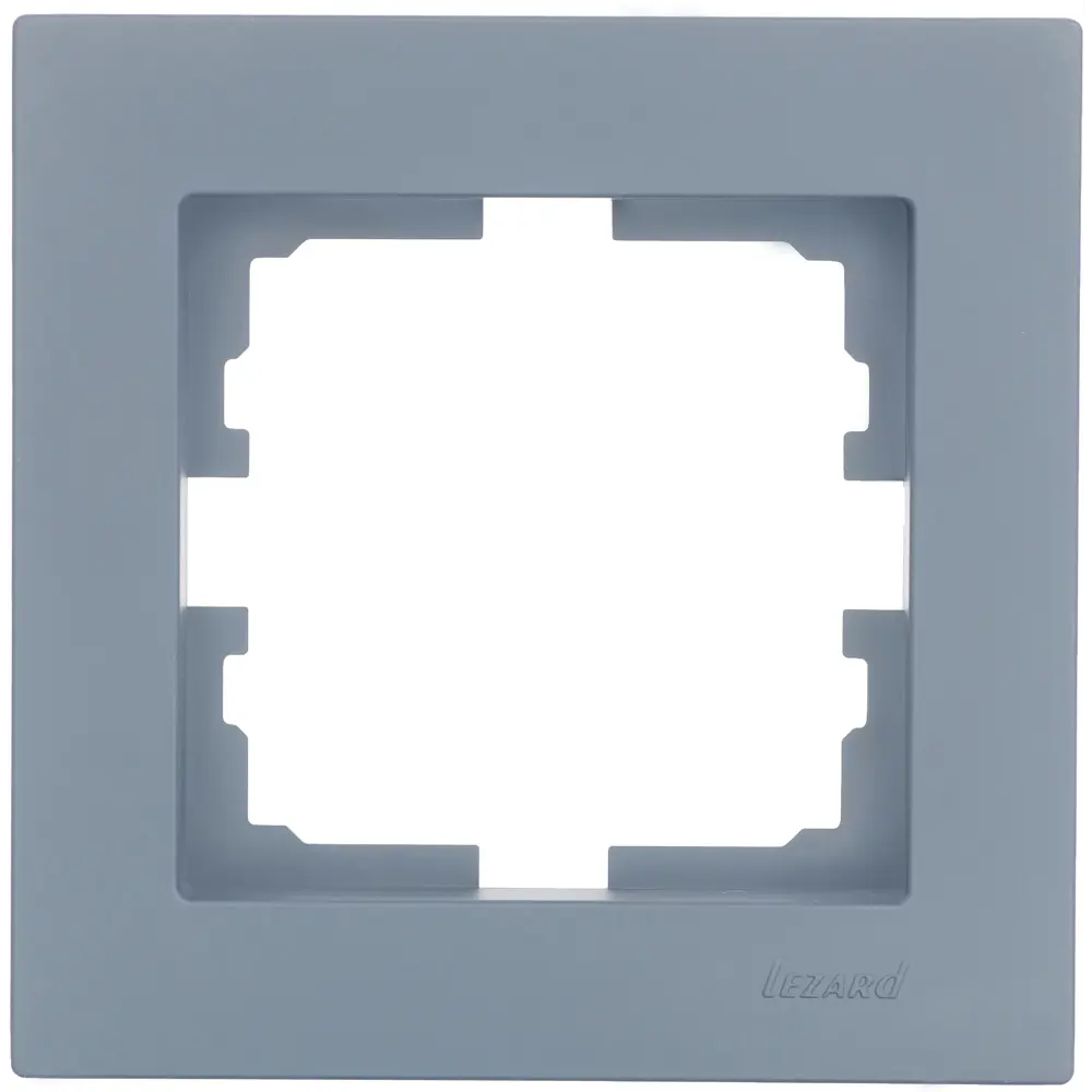 Рамка Lezard Vesna графит для розеток и выключателей 87103825 STLM-1564072
