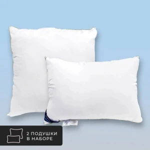 91591913 Комплект из 2 подушек Medsleep Dao 50x70 см, бамбук, полиэфирное волокно, лебяжий пух STLM-1325560