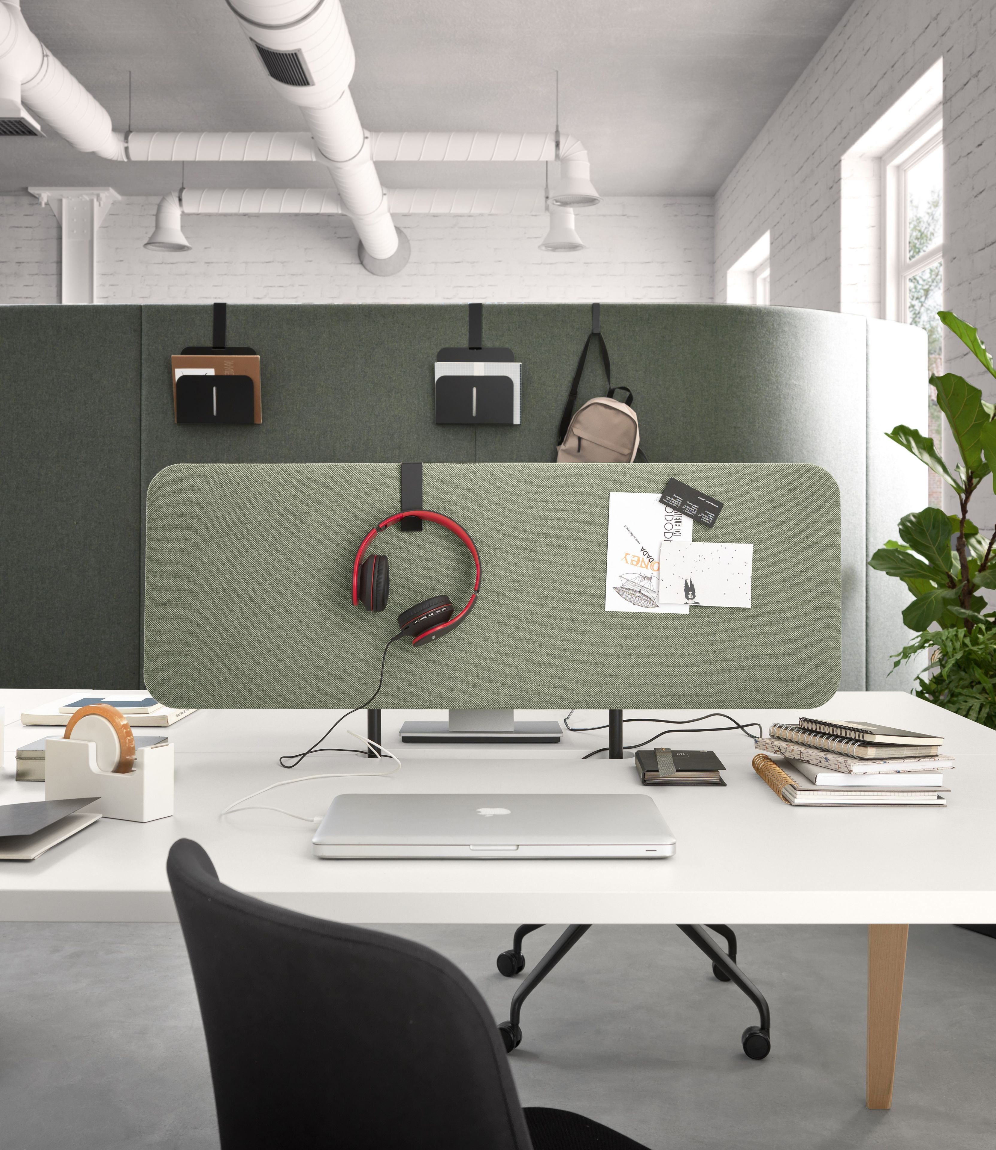 Многосторонний прямоугольный стол со звукопоглощающими перегородками Martex Pigreco ARCH-00024463 - Вид №2