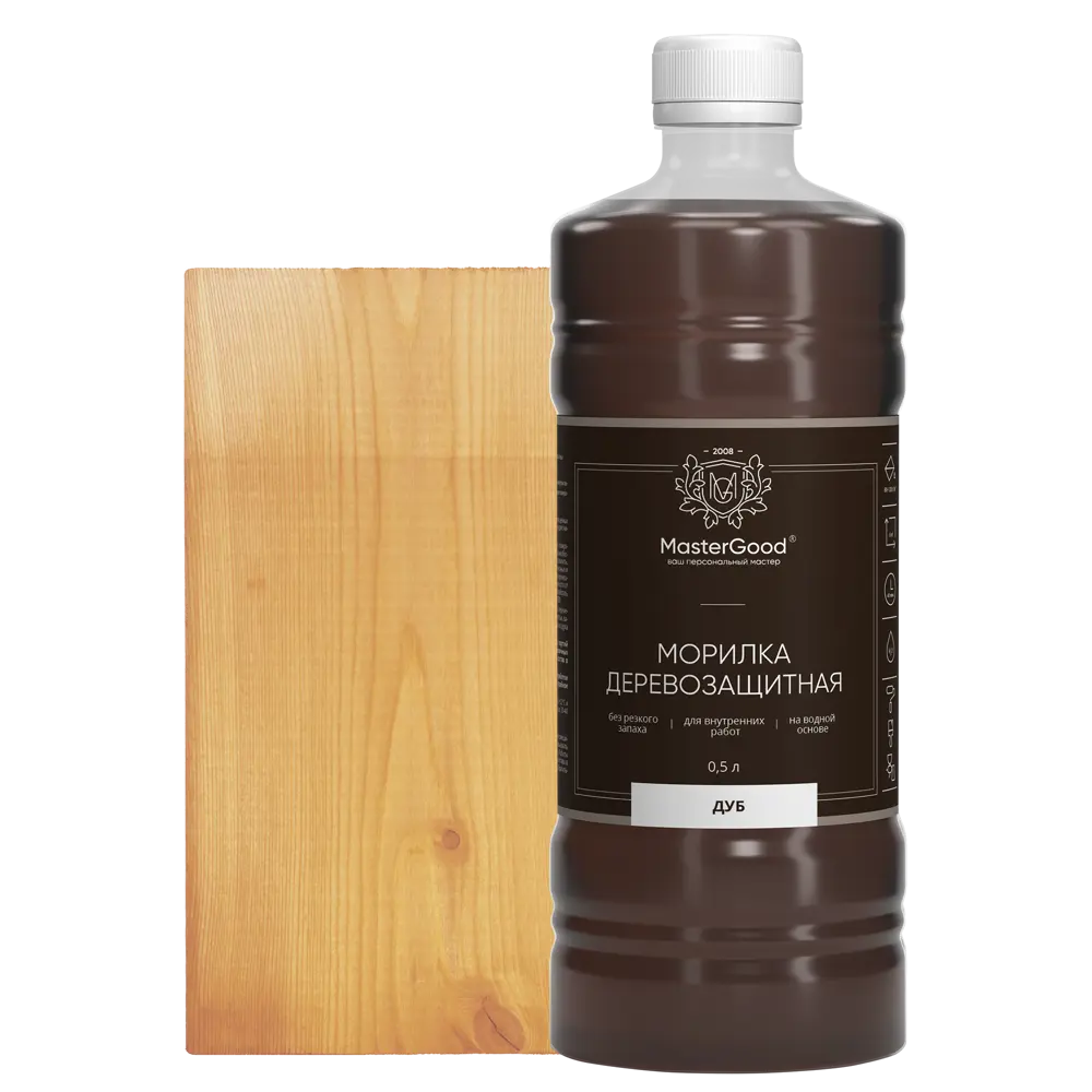 Морилка GOOD MASTER для дерева цвет дуб 0.5 л 88038572 STLM-0076607