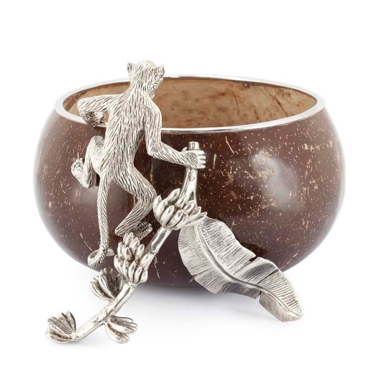 200725-00 ABHIKA КОКО-ЧАША С ОБЕЗЬЯНОЙ NATURAL  - Вид №1