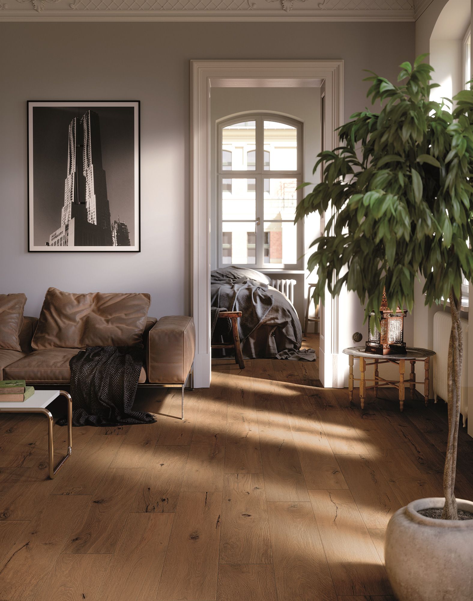 Пол / облицовка керамогранита под дерево FAP ceramiche Корни ARCH-00090361 - Вид №4