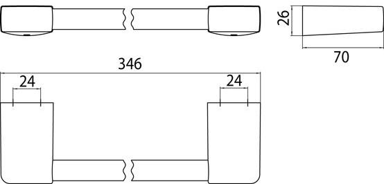 Emco Bad Фиксированная ручка для ванной Trend sun-id-1369472 - Вид №2