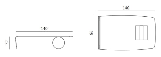 Прямоугольный Хрустальный журнальный столик EFORMA TOR ARCH-00134704 - Вид №2
