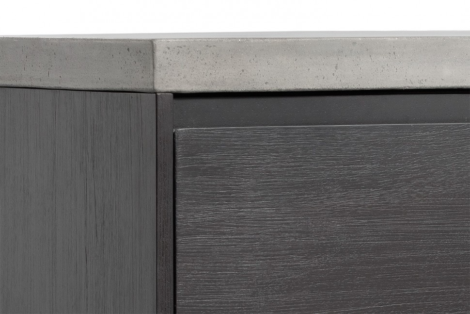 Барный шкаф с откидной полкой и полками для вина черный Techno Top ICON DESIGNE  178151 Коричневый  - Вид №5