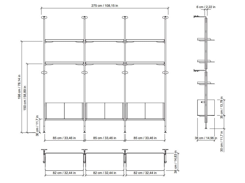 Книжный шкаф из массива дерева Morica Design Кутюр ARCH-00103529 - Вид №16