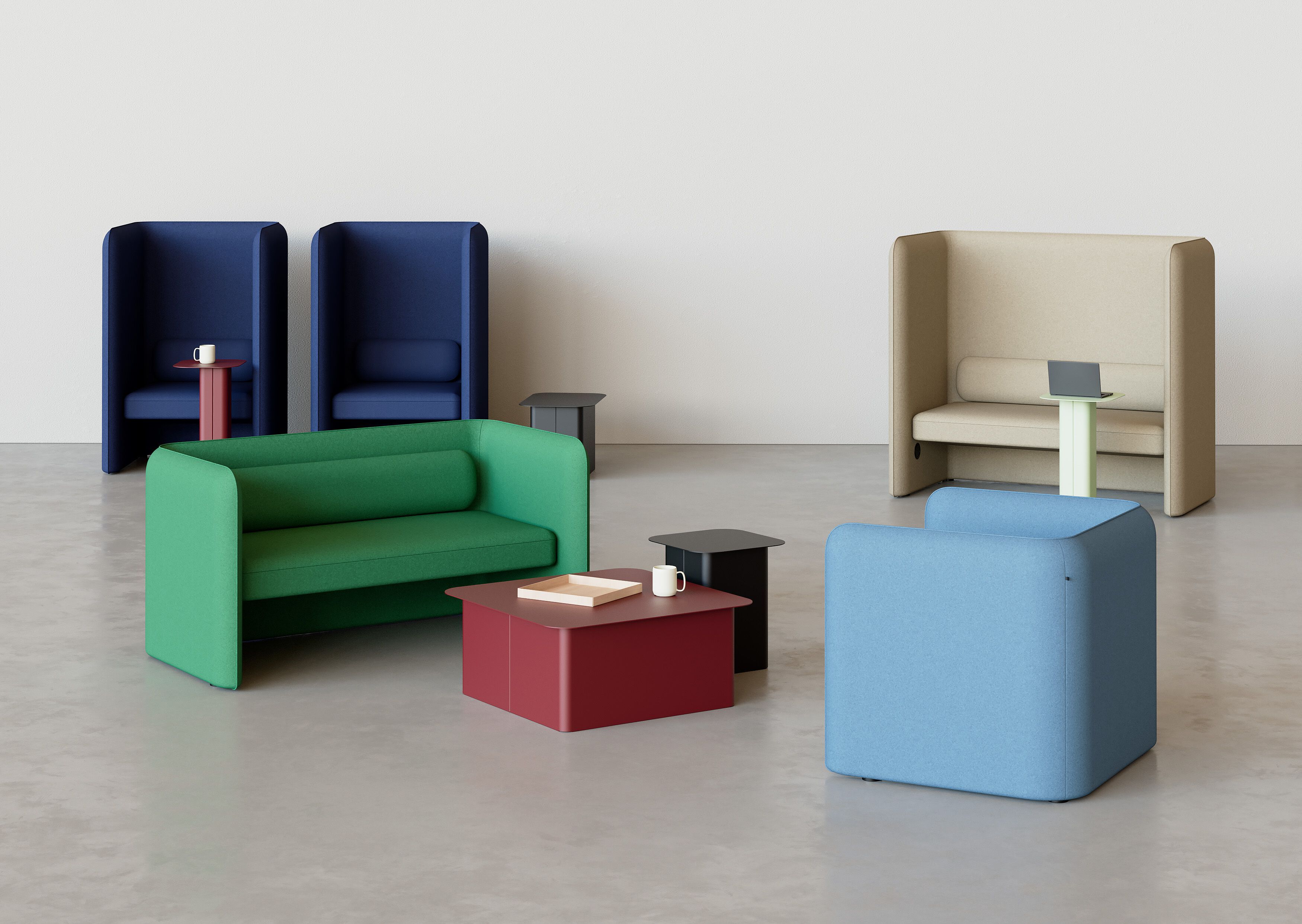 Тканевое кресло с подлокотниками IBEBI Kumo ARCH-00124247 - Вид №3