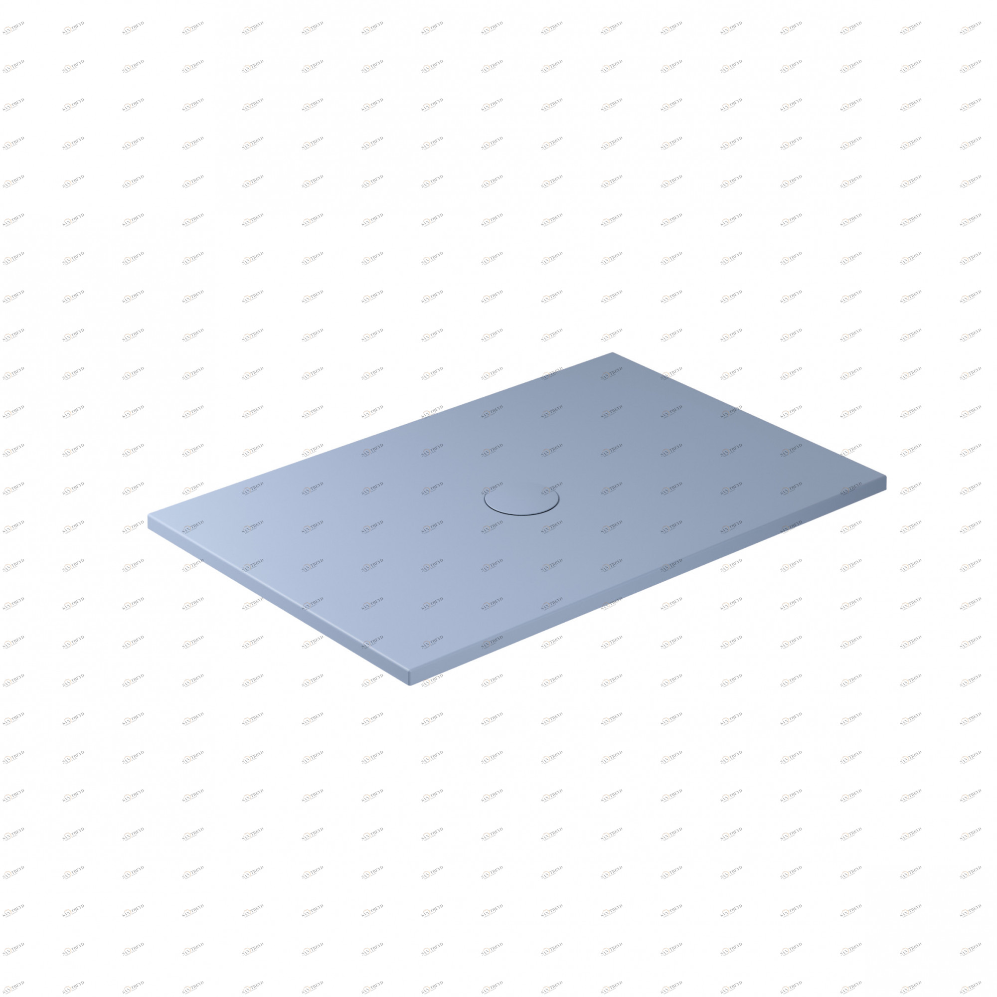 Поддон керамический 120x80 Синий 1051ON GALASSIA Shower Trays