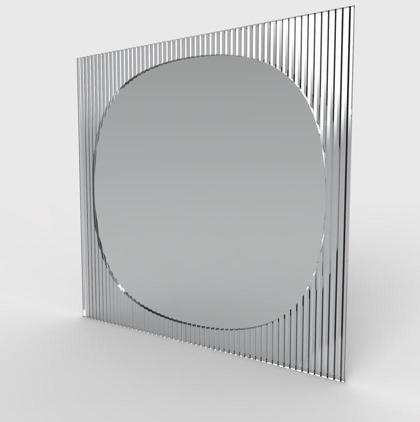 Tonelli Design Квадратное настенное зеркало sun-id-1392950 - Вид №3