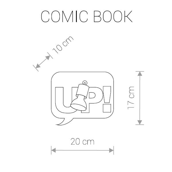 Спот детский Comic Book Up NOWODVORSKI COMIC BOOK 326581 Голубой  - Вид №1