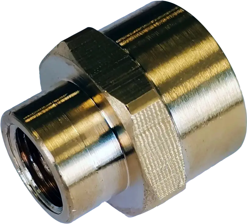 93718079 Муфта Профитт латунная переходная пневмо 1/2" ВР x 1/4" ВР STLM-0841598