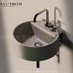 505042S1019 Накладная раковина на столешницу  круглая Ceramica Flaminia Twin