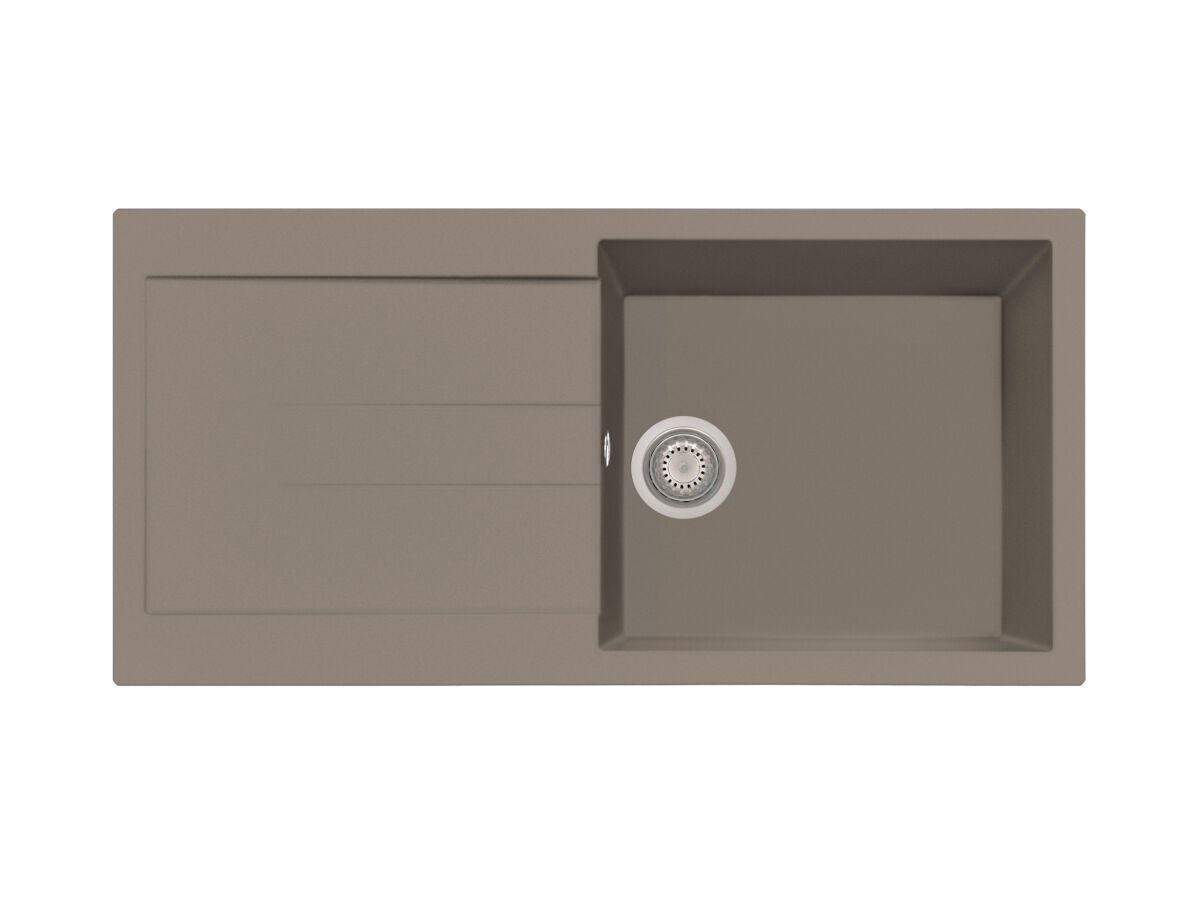 Раковина с одной чашей из композитного материала с поддоном TASCA композитные раковины ARCH-00148621 - Вид №2