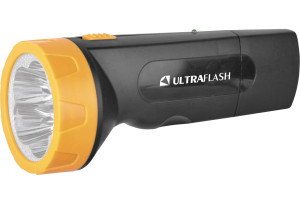 15279237 Фонарь LED3827 (аккум 220В, черн /желт, 5 LED, SLA, пластик, коробка) 11241 Ultraflash