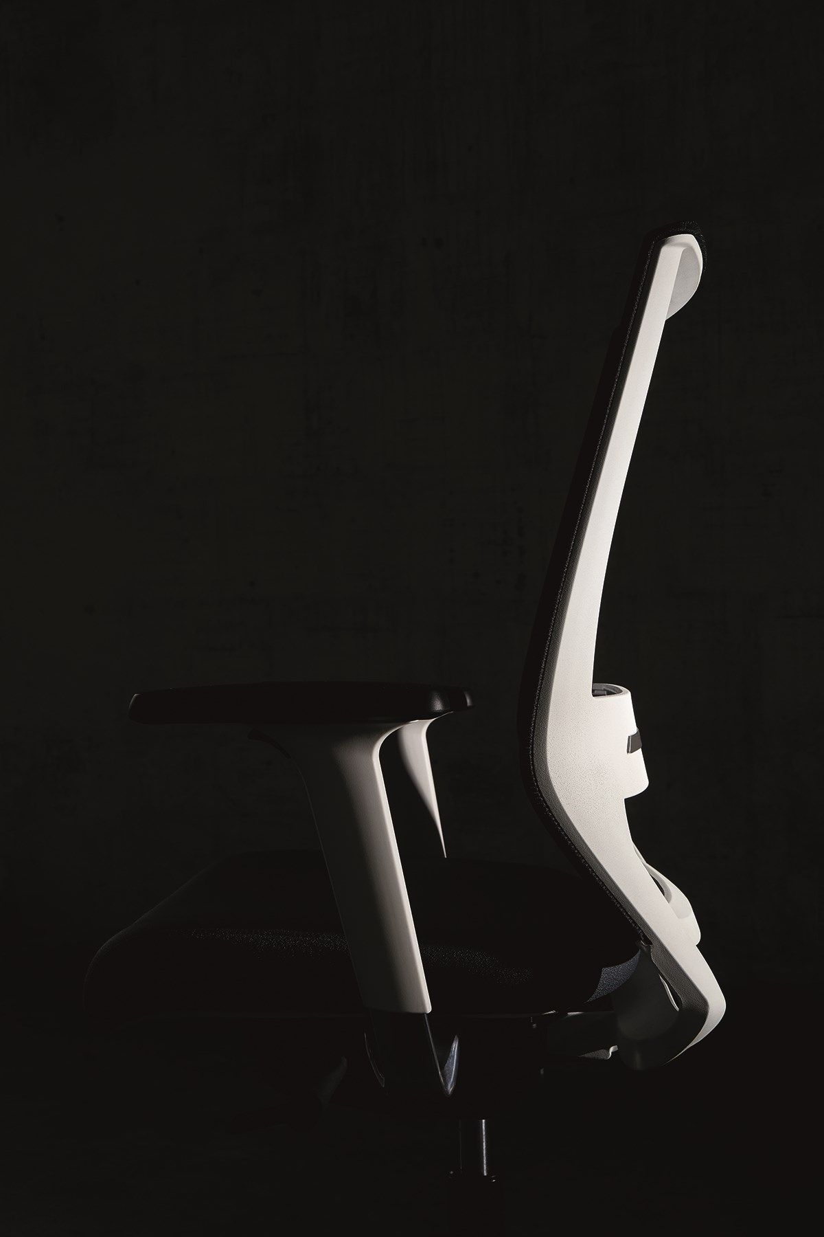 5 спиц офисный стул с подставкой для ног Nahu Logica White ARCH-00133523 - Вид №4