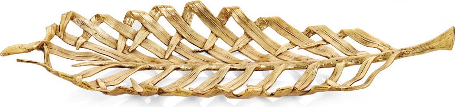 10583951 Michael Aram Блюдо для центра стола Michael Aram Пальмовая ветвь 58см Сталь нержавеющая 