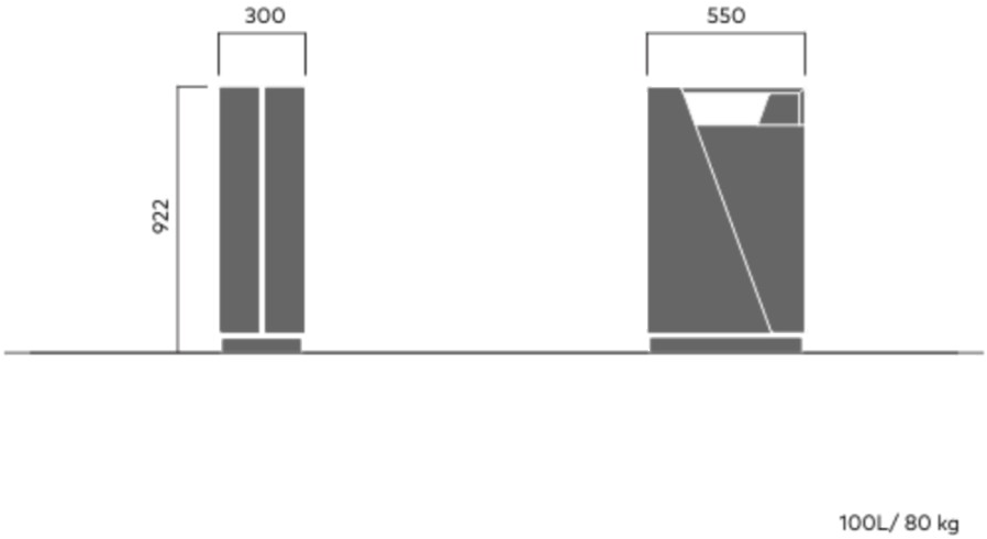 VESTRE Урна для мусора с пепельницей Bloc sun-id-1465457 - Вид №11