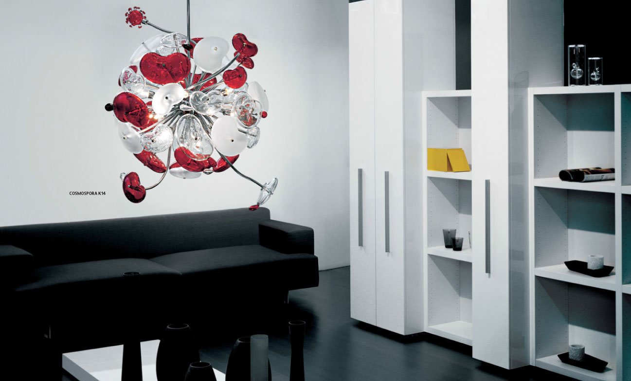 Подвесной светильник Cosmospora от De Majo COSMOSPORA DE MAJO ДИЗАЙНЕРСКИЕ 243130 Хром  - Вид №5