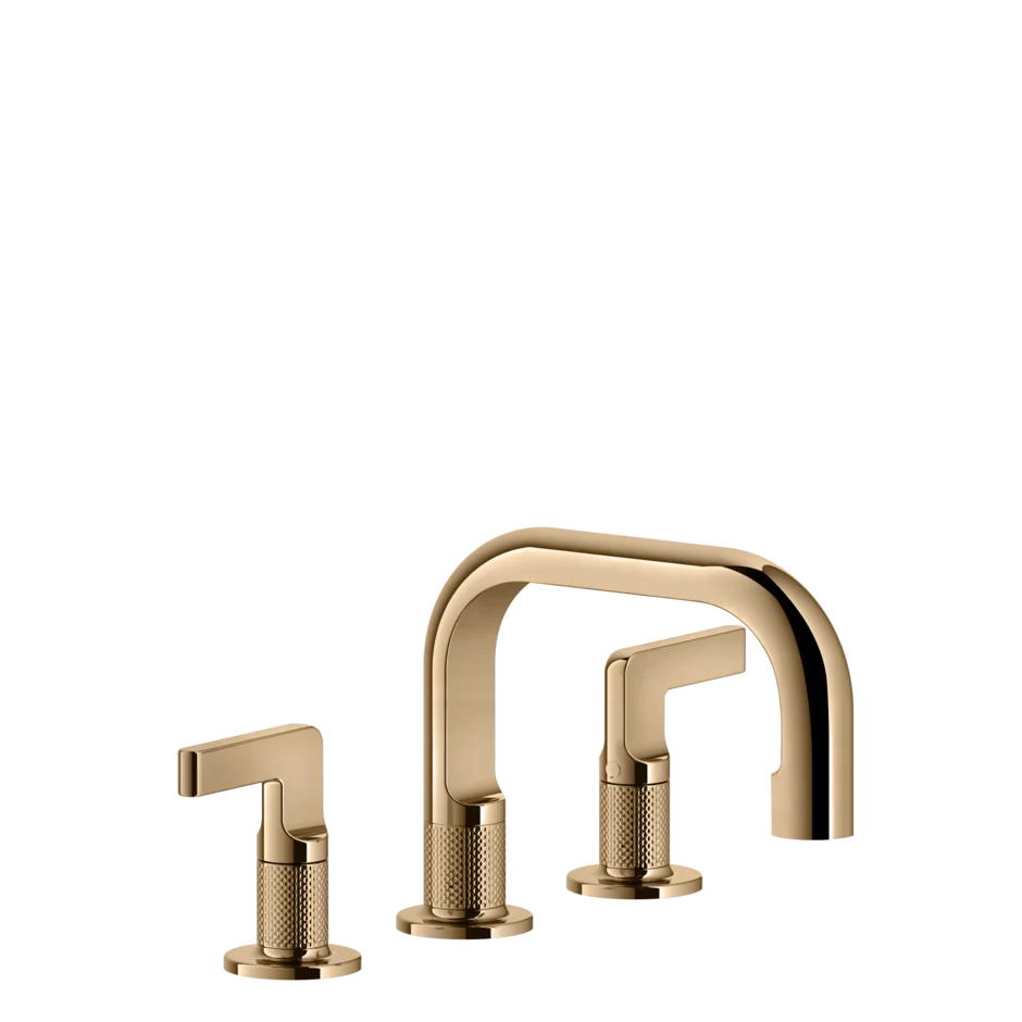 Группа умывальников 58012 735 Gessi Inciso ТЕПЛАЯ БРОНЗА PVD 58012735