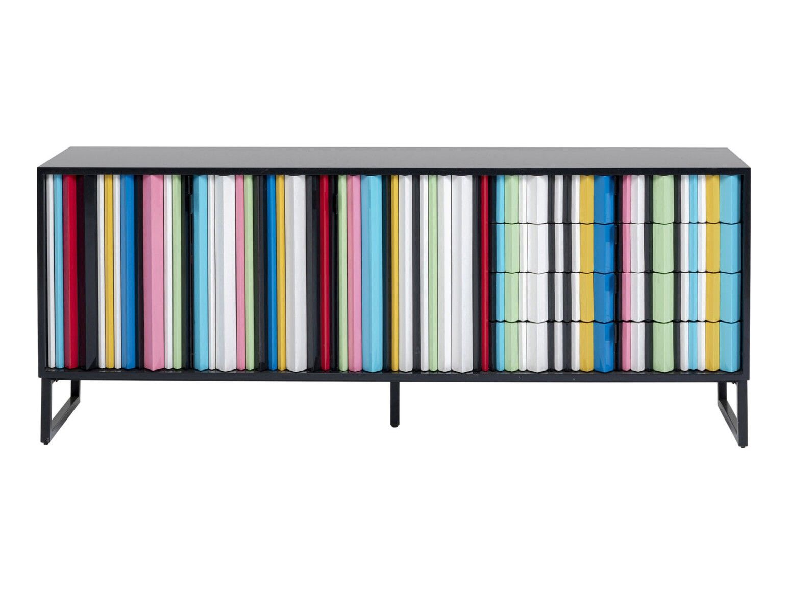 Шкаф из стали и дерева с распашными дверями KARE Design Концертина ARCH-00133313