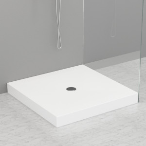 705001 Душевой поддон из акрила h9 с антислипом белый в комплекте с сифоном., цвет Белая глазурь Kerasan DOCCIA Италия