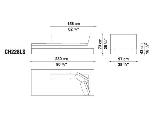 Угловой диван из ткани B&B Italia ARCH-00112684 - Вид №21