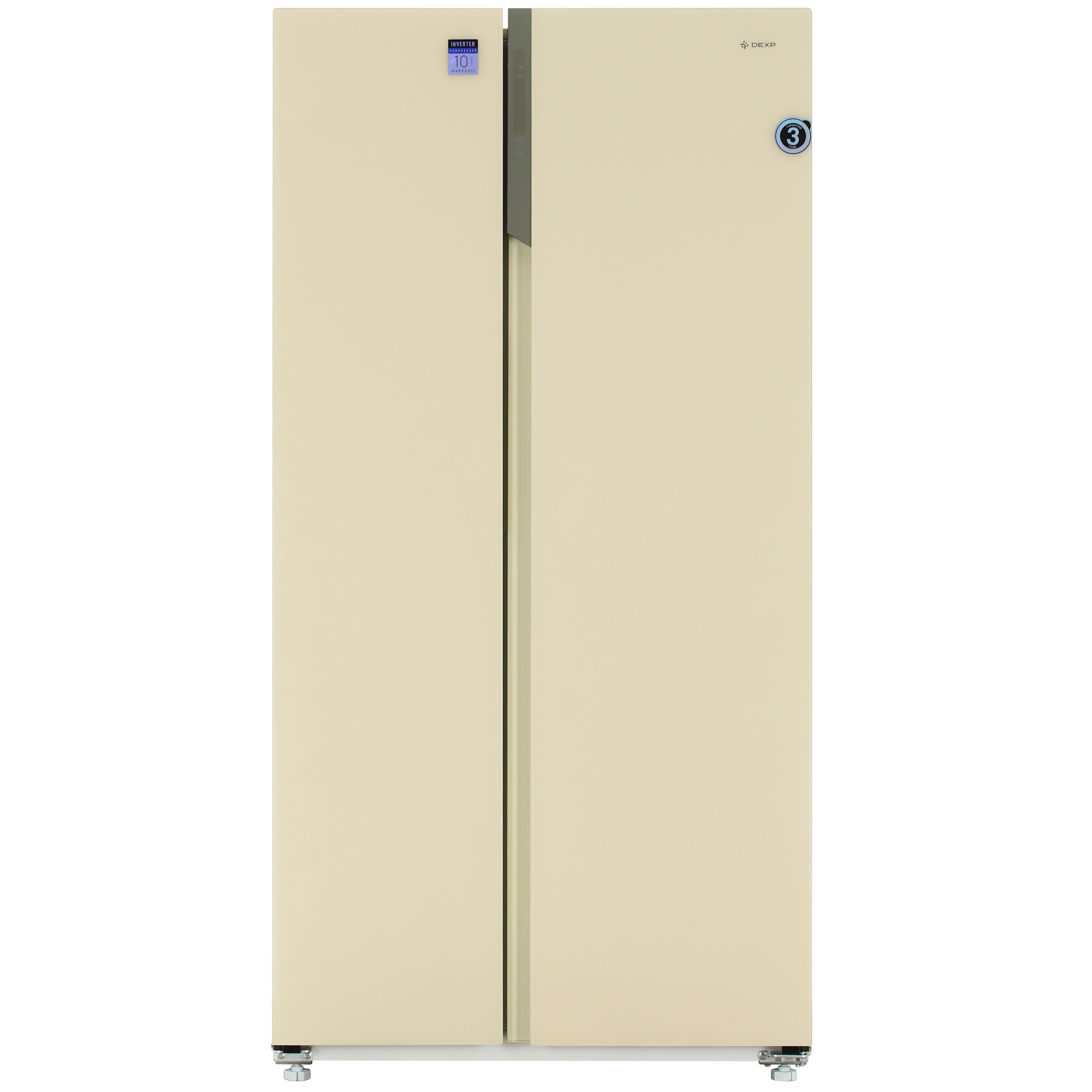 5401313 Холодильник Side by Side   DEXP SBS6-63AMG бежевый STDN-0078370 - Вид №2