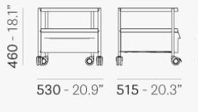 Pedrali Офисный ящик из полипропилена на колесиках Boxie Bxl_1c - Вид №3