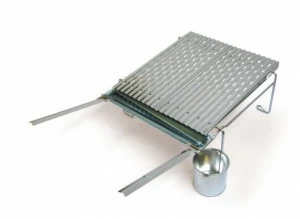 LA NORDICA EXTRAFLAME 2-х модульная моющаяся решетка из нержавеющей стали