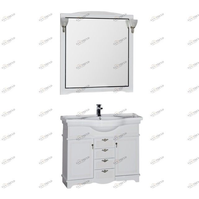 Комплект мебели Aquanet Луис 110 белый 00173199