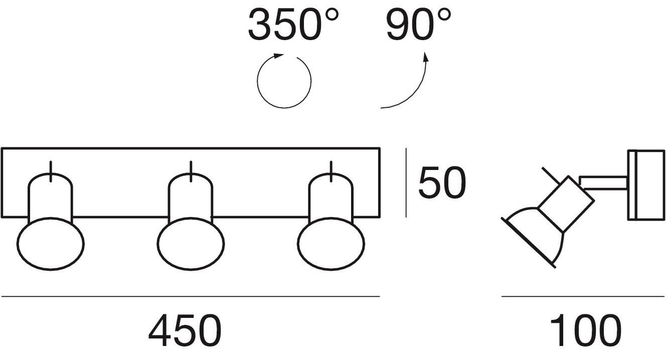 Linea Light Group Светодиодный прожектор из металла Spotty sun-id-1488269 - Вид №7