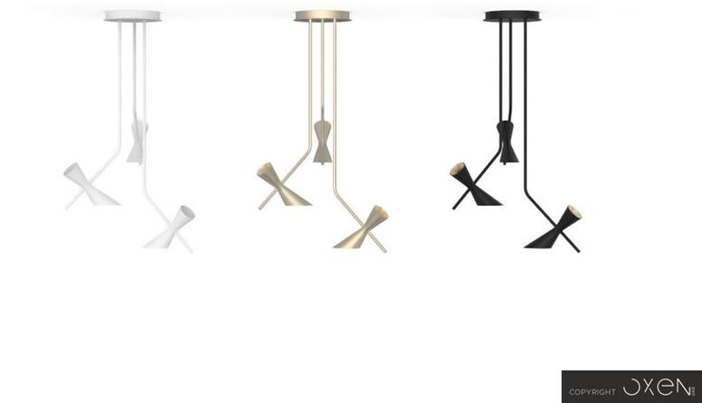 NEXO LUCE Светодиодный подвесной светильник из стали Oxen pendant lamp 7008a1 - a5 - Вид №7