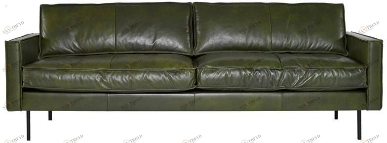 Pols Potten 4-х местный кожаный диван с огнестойкой обивкой Ppn sun-id-1493008