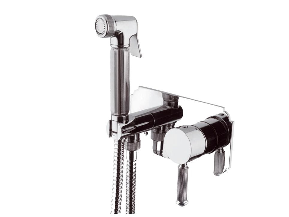 Настенный смеситель для биде с одной ручкой и ручным душем Gaia Mobili Complements ARCH-00055759 - Вид №1