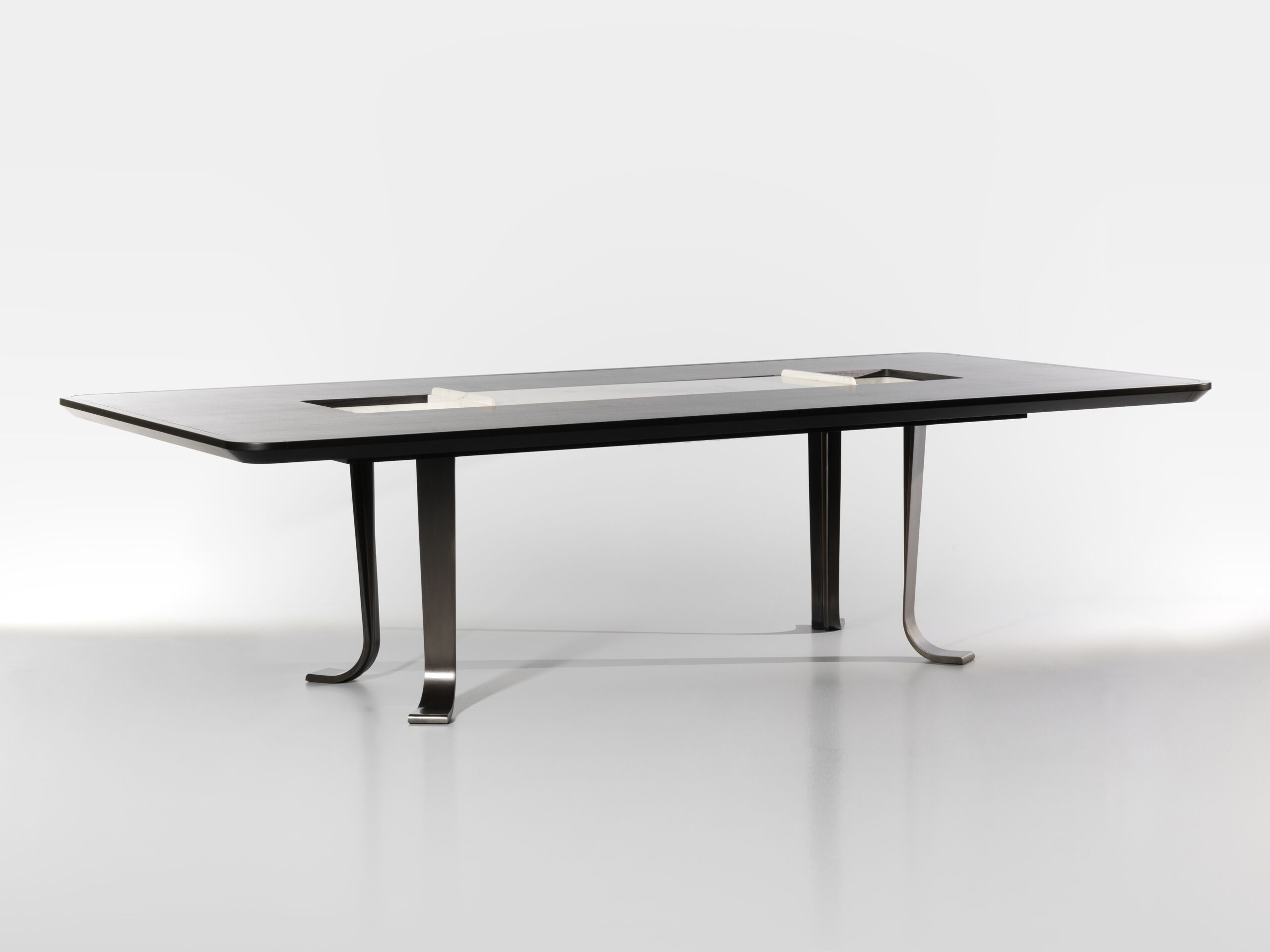 Деревянный прямоугольный стол с Lazy Susan Lorenzo Tondelli MANTA ARCH-00068602