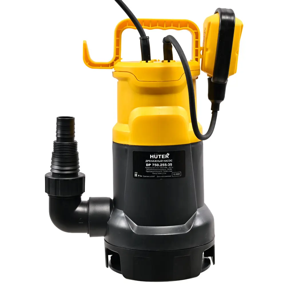 Дренажный насос Huter для грязной воды с производительностью 15300 л/ч 89412562 STLM-1573213 - Вид №2