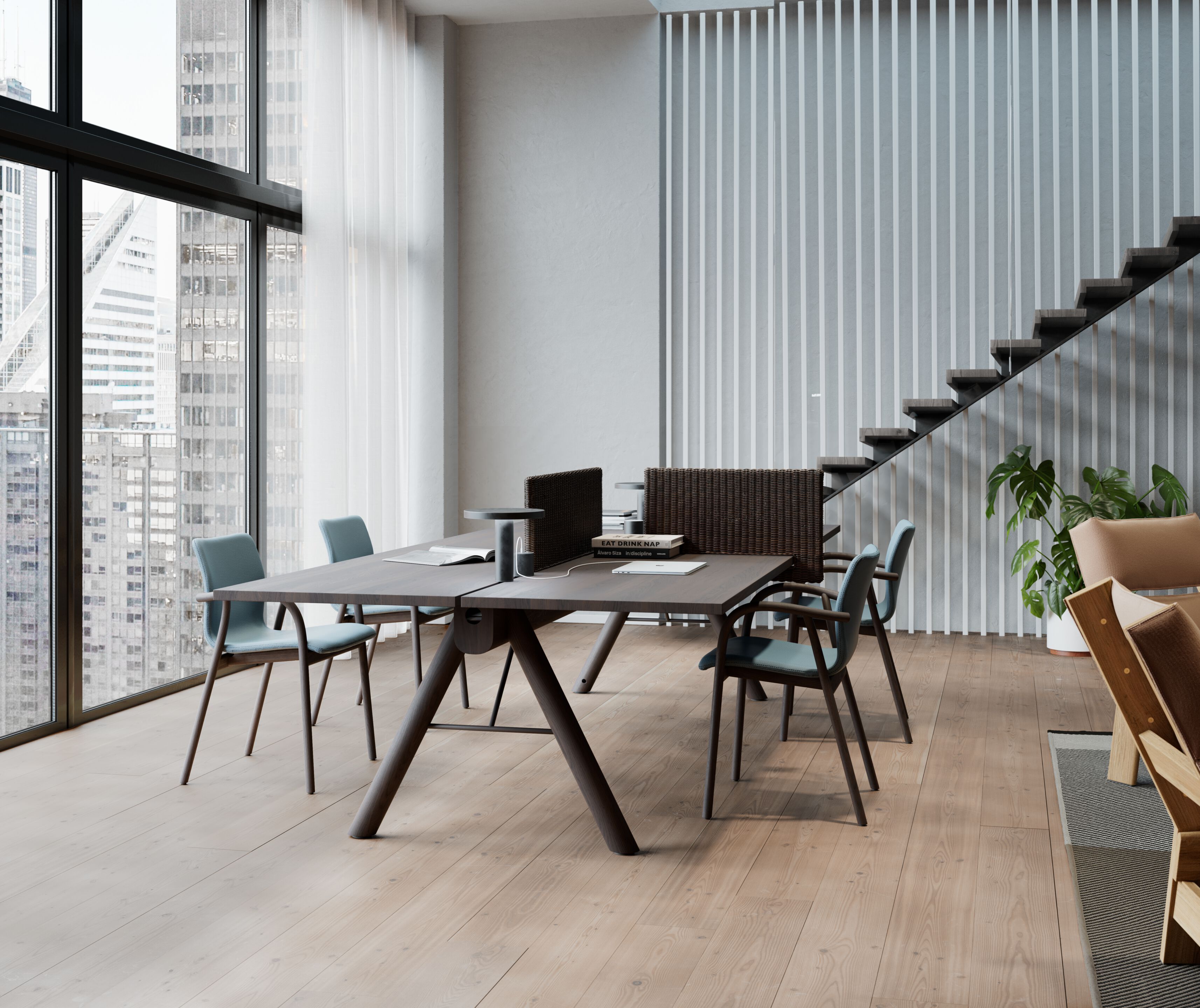 Прямоугольный стол из ясеня Kettal ARCH-00055201 - Вид №9