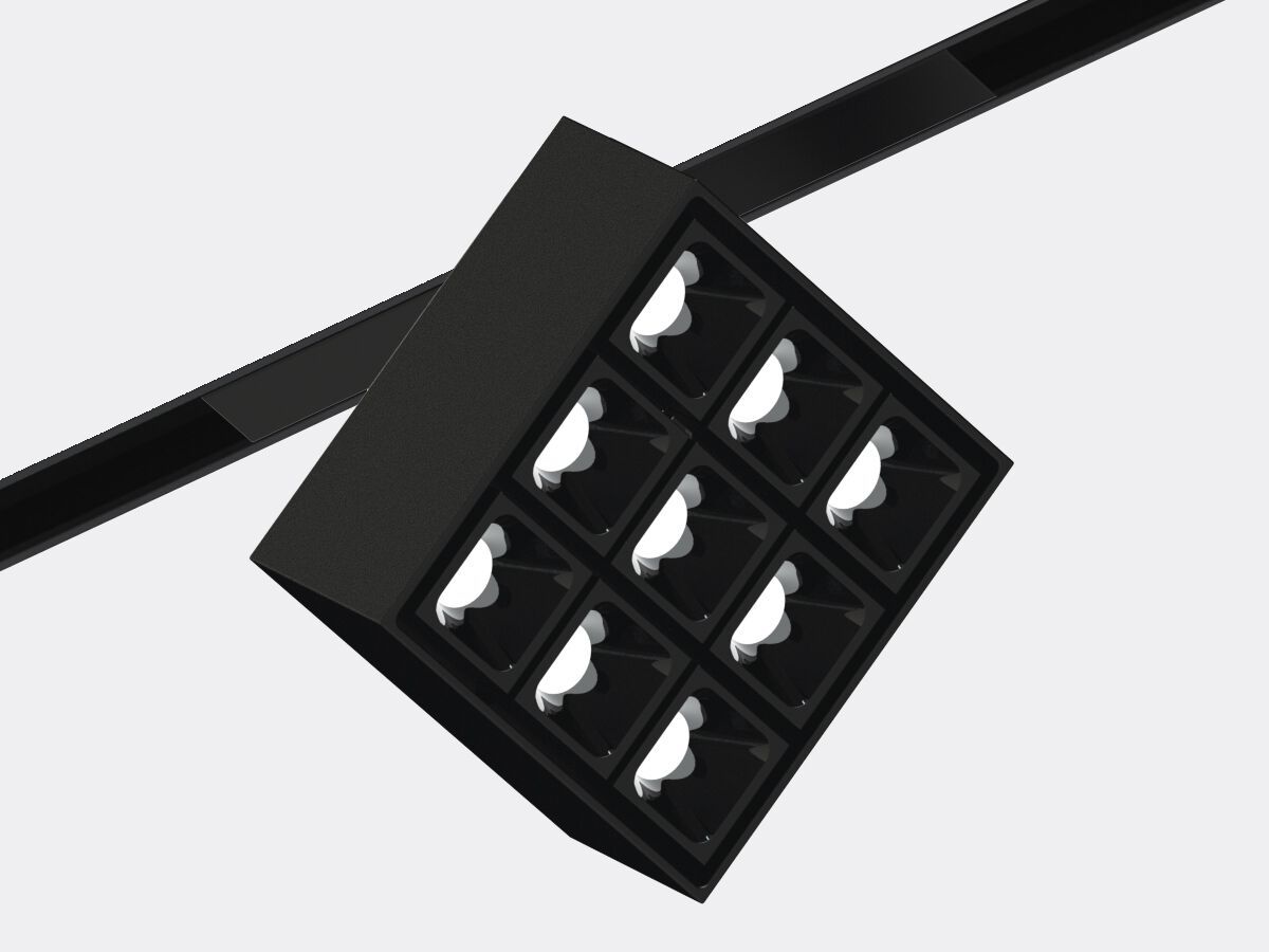 Металлический светодиодный прожектор Lucifero's LEVA QUADRA Q9 MINI TRACK ARCH-00061895