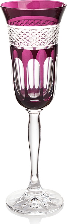 10616381 Cristal de Paris Набор фужеров для шампанского Cristal de Paris"Мирей"150мл,6 шт(6цв) Хрусталь 