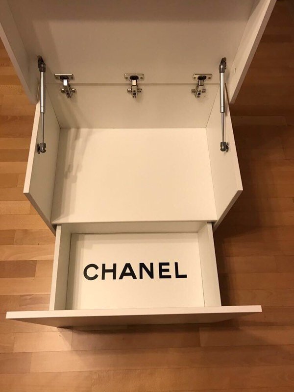 Бокс для обуви XL белый Chanel STARBARREL ДЛЯ ОБУВИ 135434 Белый  - Вид №2