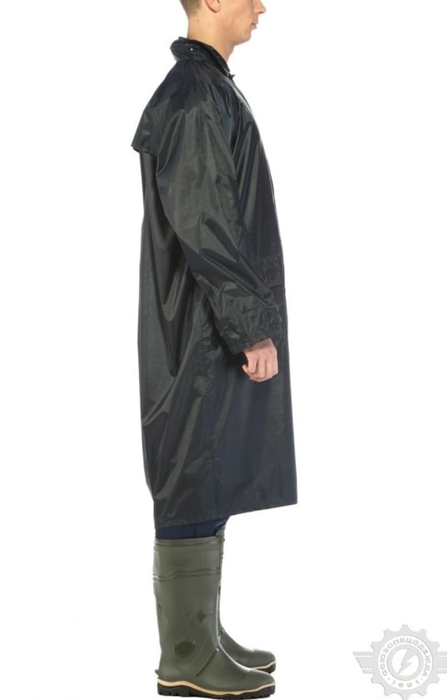 5041820 Плащ Альбатрос влагозащитный ЛАЙТ М синий  Непромокаемая спецодежда  размер L  - Вид №4