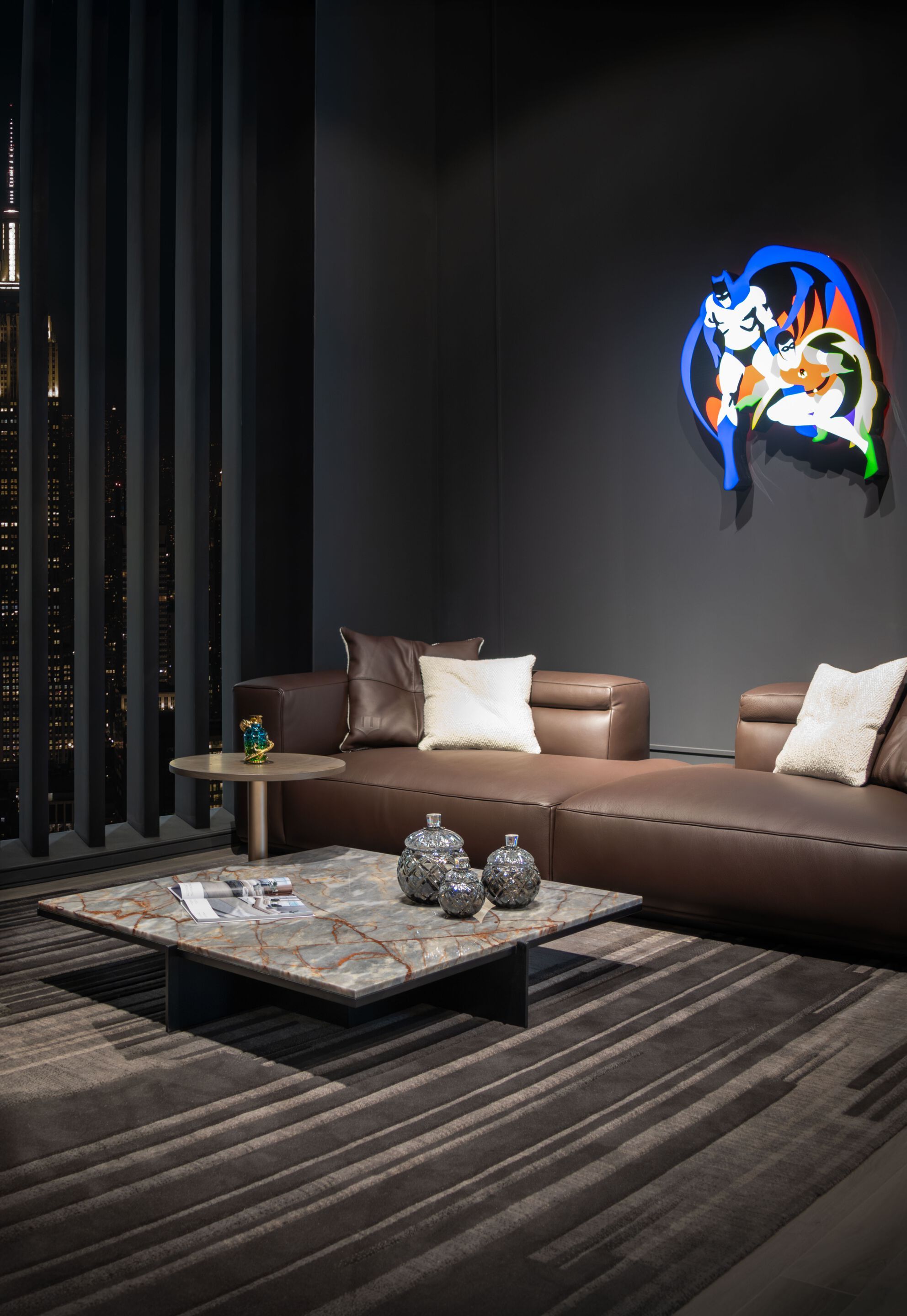 Кожаный диван Wayne Enterprises Home Collection WE-030 ARCH-00066953 - Вид №6