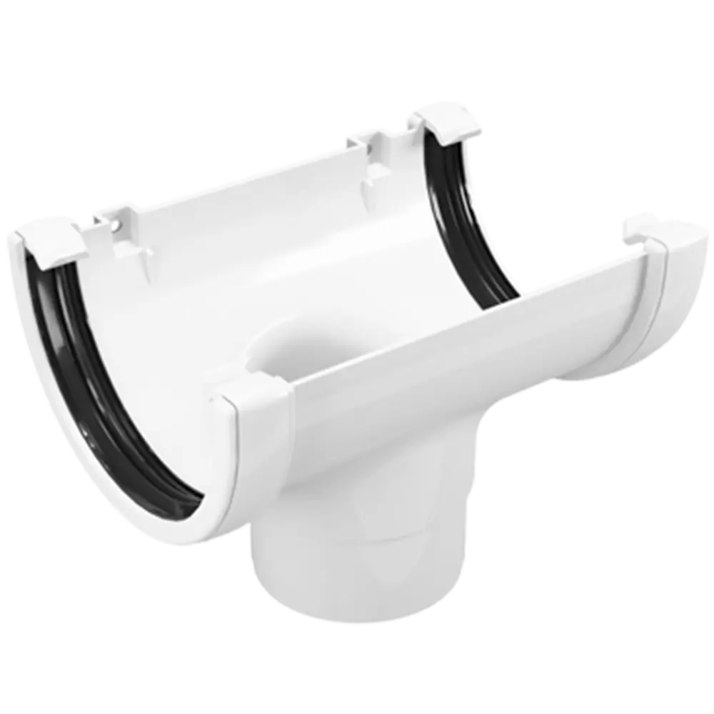 Воронка желоба Ø80 белый FINEBER STLM-2065272